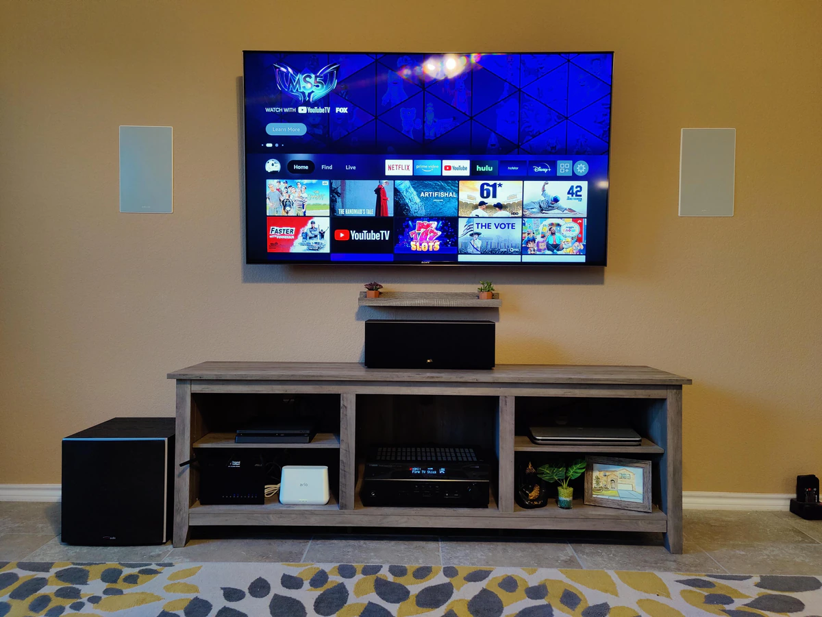 A V H D home theater installation photo 2 in Keller, TX