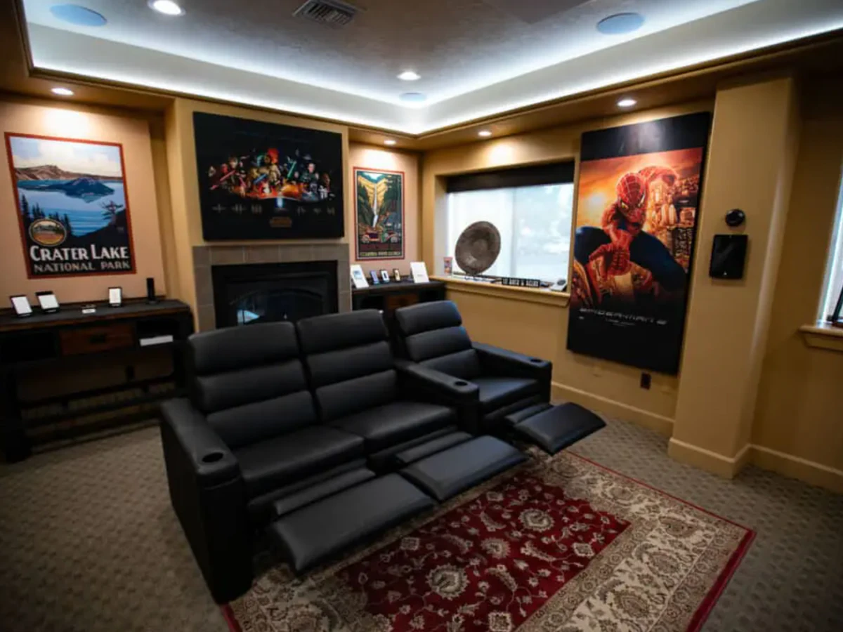 Accurate Electronic Interiors — Home Theater Installation in Central Point, OR