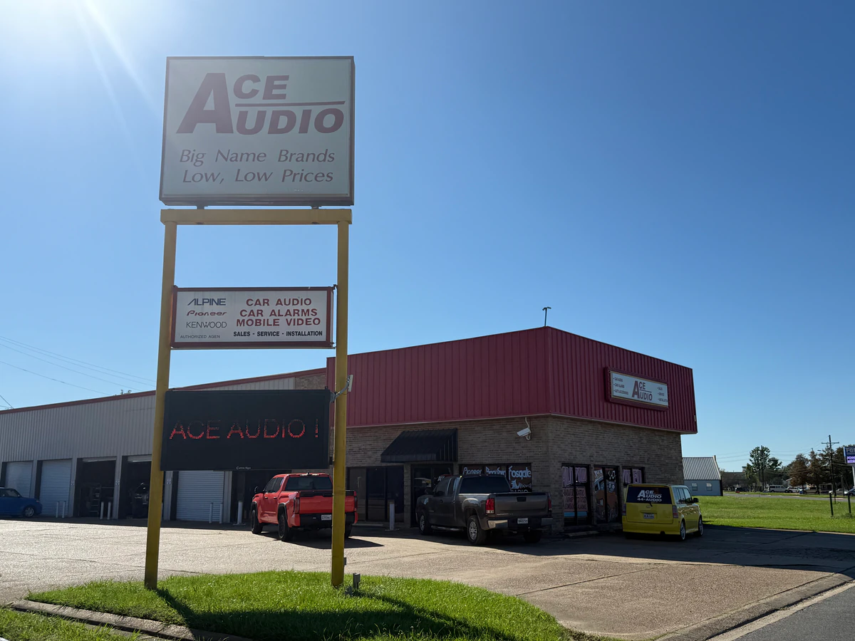 Ace Audio — Car Audio Installation in Alexandria, LA
