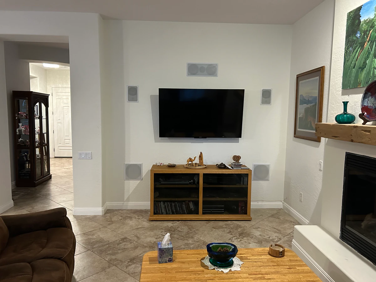All in One Las Vegas TV Mounting & Home Theater home cinema installation photo 4 in Las Vegas, NV