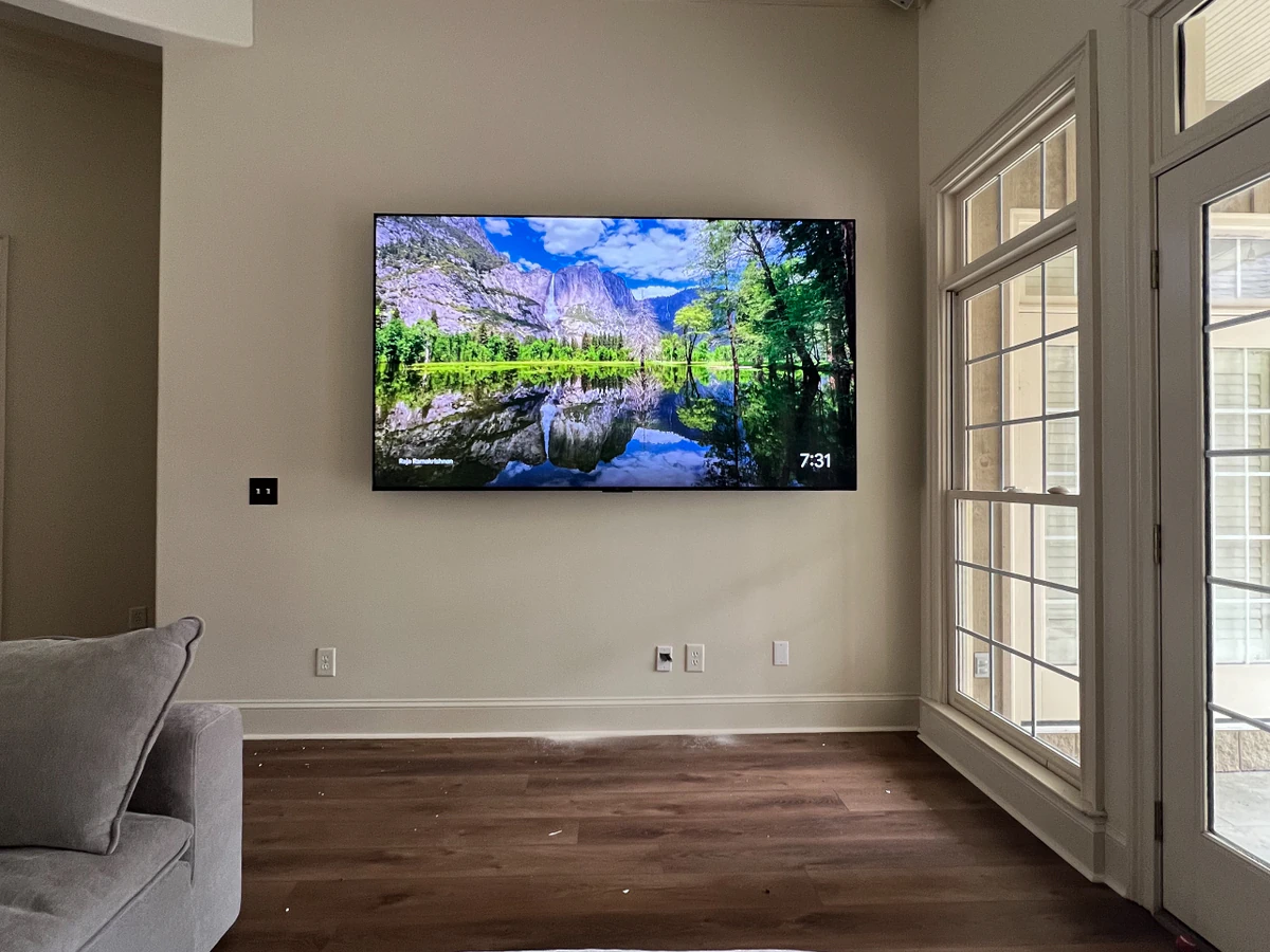 Anytime T.V. Mounting & AV home cinema installation photo 4 in Columbus, GA