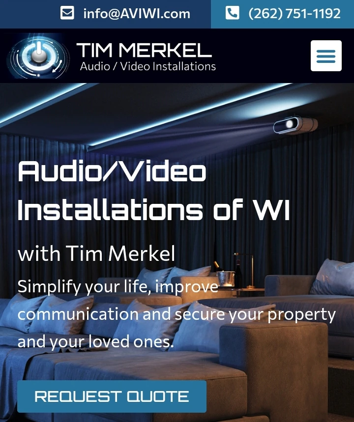 Audio Video Installations — Audio Visual Consultant in Wales, WI