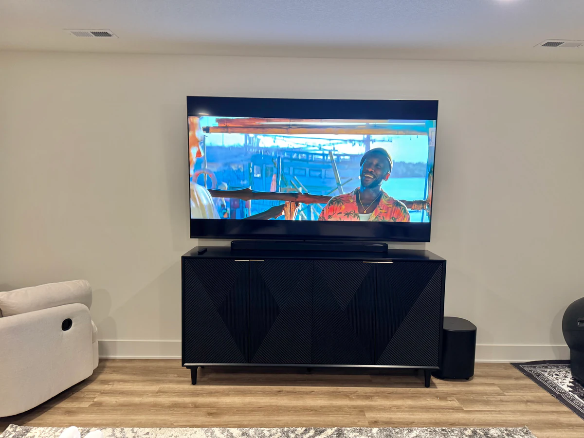 AV made EZ home theater installation photo 4 in Des Moines, IA