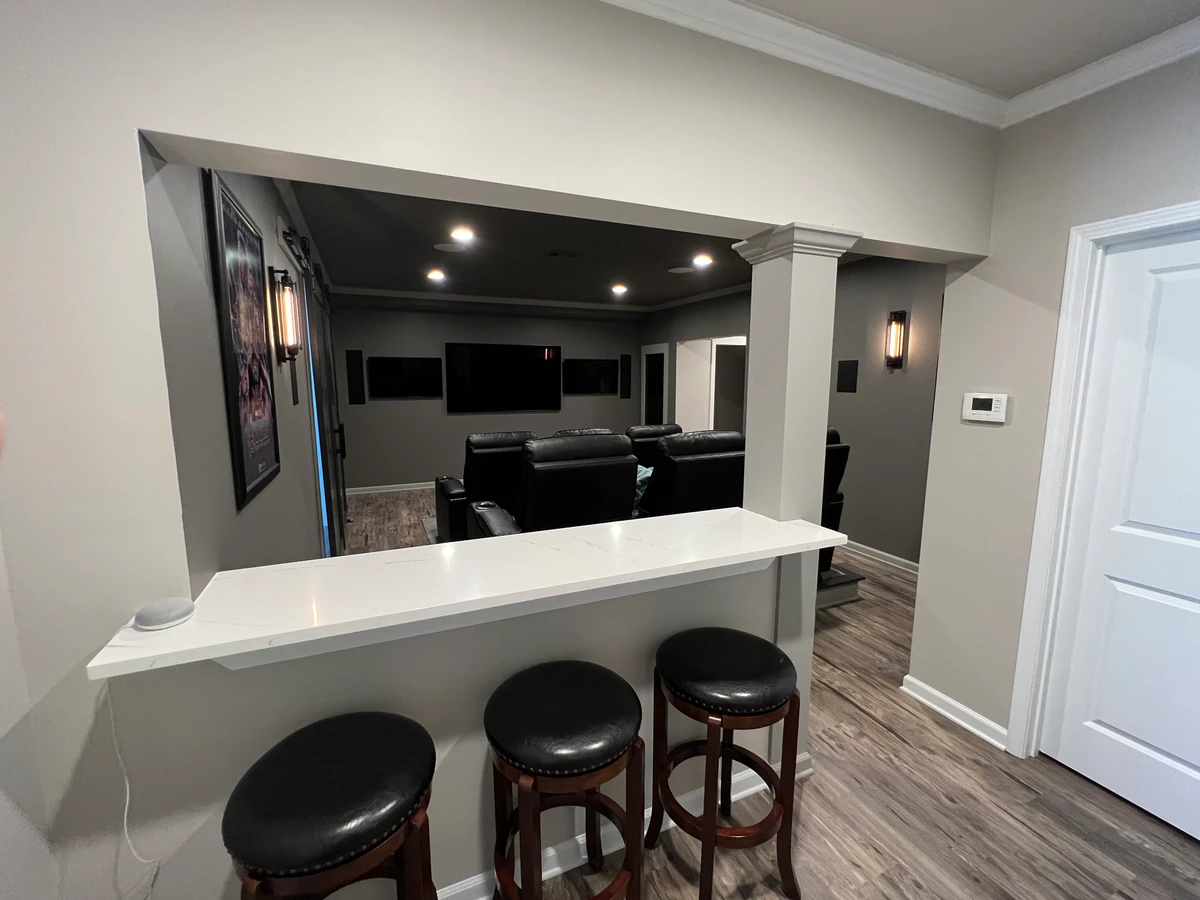 AV Solutions Atlanta home theater installation photo 3 in Cumming, GA