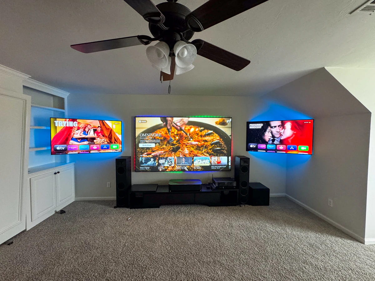 Boomer Sound LLC home cinema installation photo 3 in Council Hill, OK
