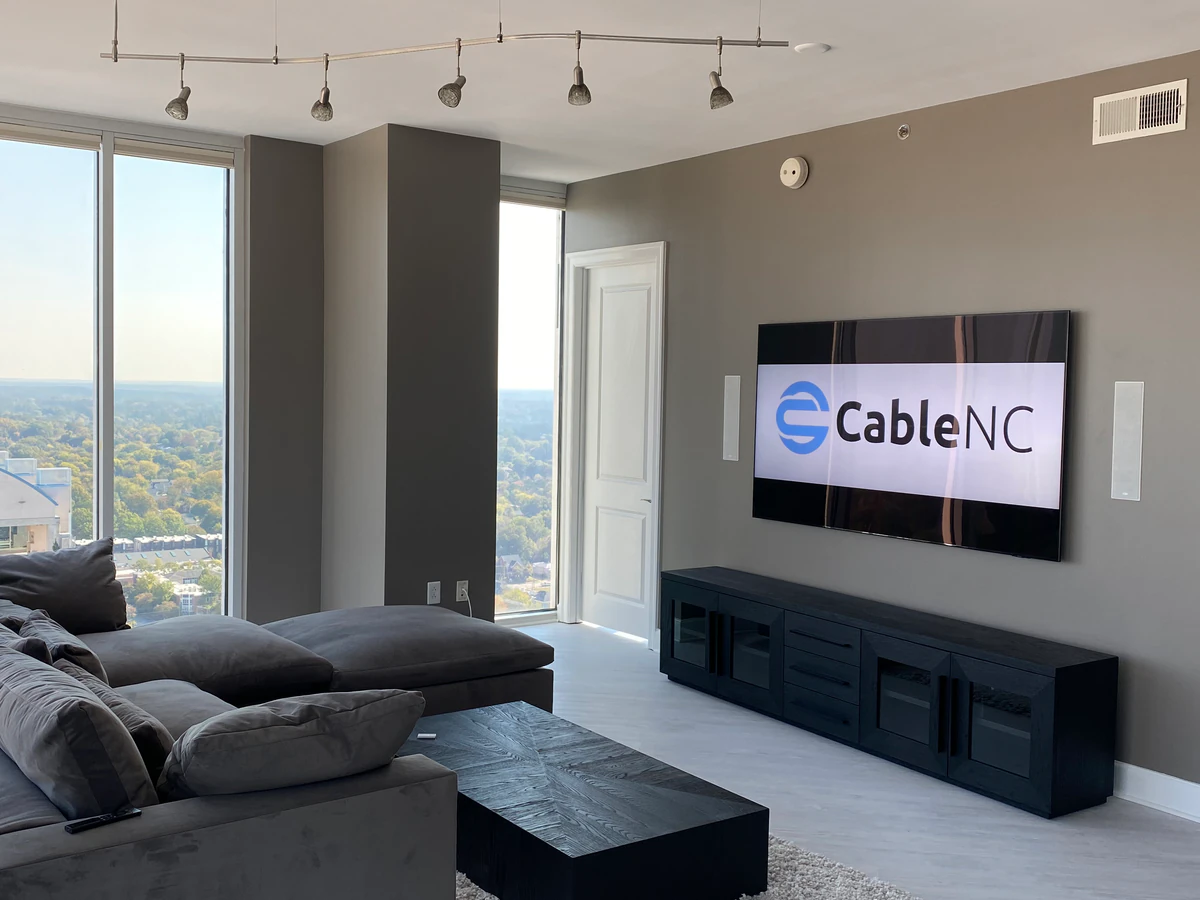 CableNC home theater installation photo 3 in Wendell, NC