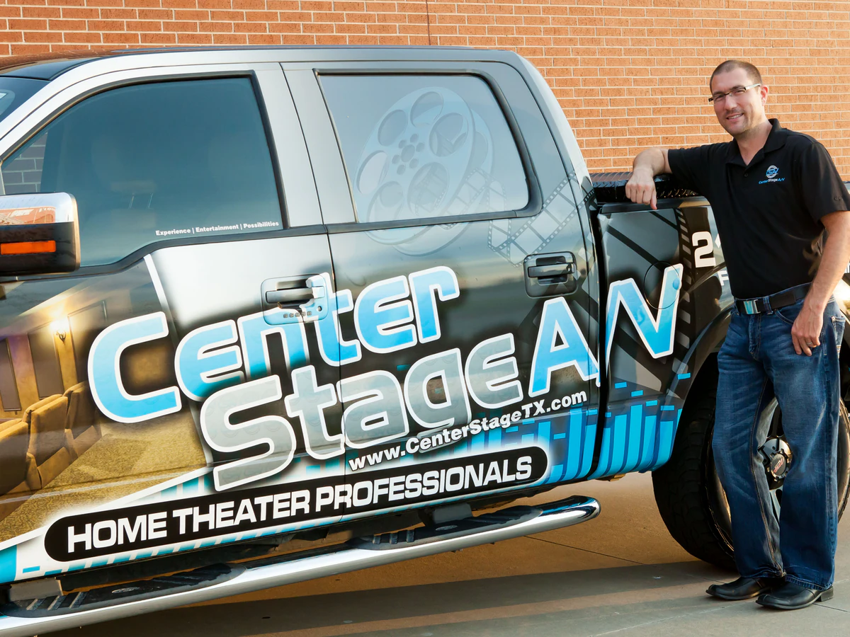 Center Stage A/V home theater installation photo 3 in Frisco, TX