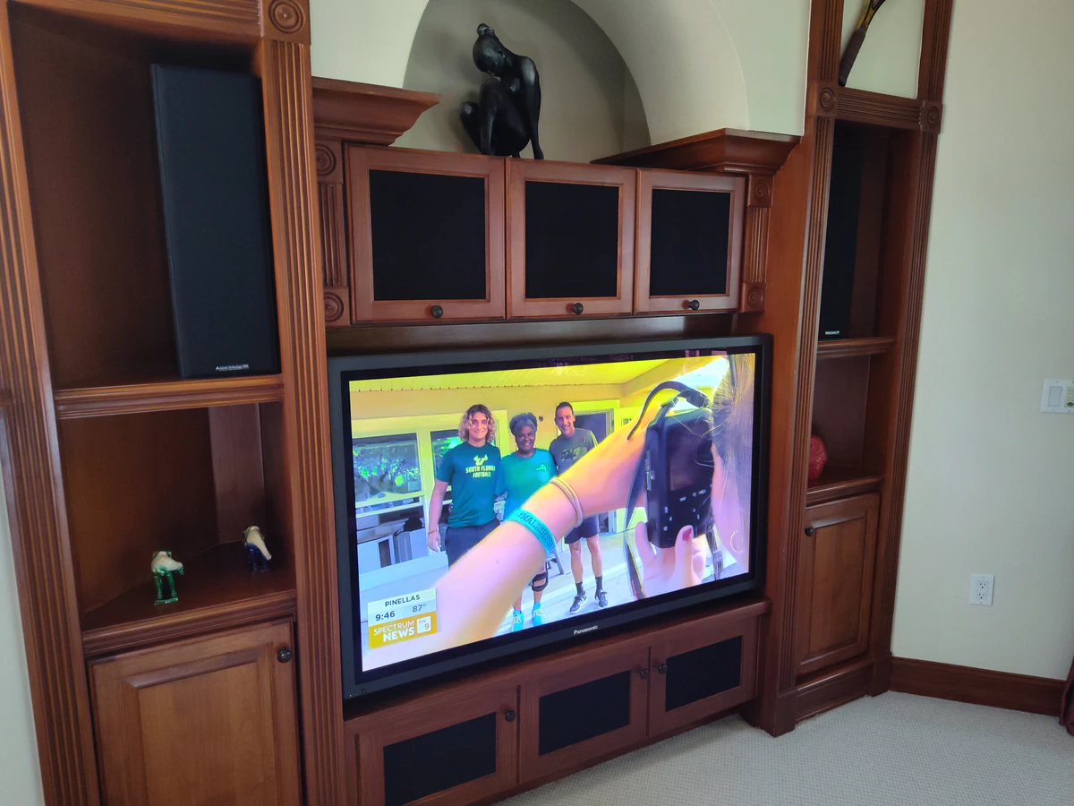 Cinema Sights & Sounds home cinema installation photo 4 in Anna Maria, FL