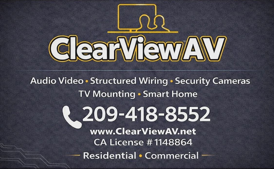 ClearView A/V — Home Cinema Installation in Stockton, CA