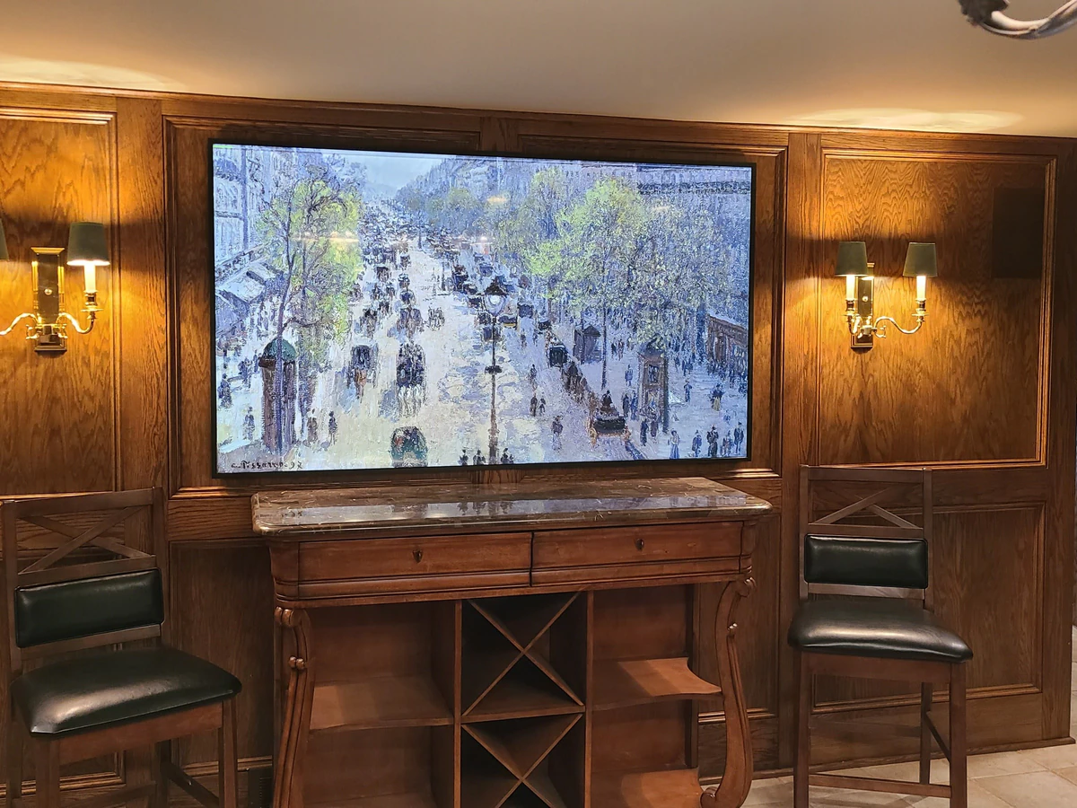 Custom Connection Systems L.L.C. home theater installation photo 2 in Sewickley, PA