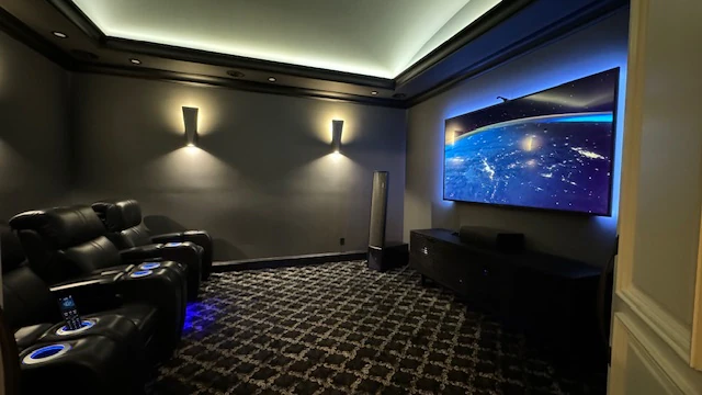 D-Tronics Home & Business home theater installation photo 4 in McAllen, TX