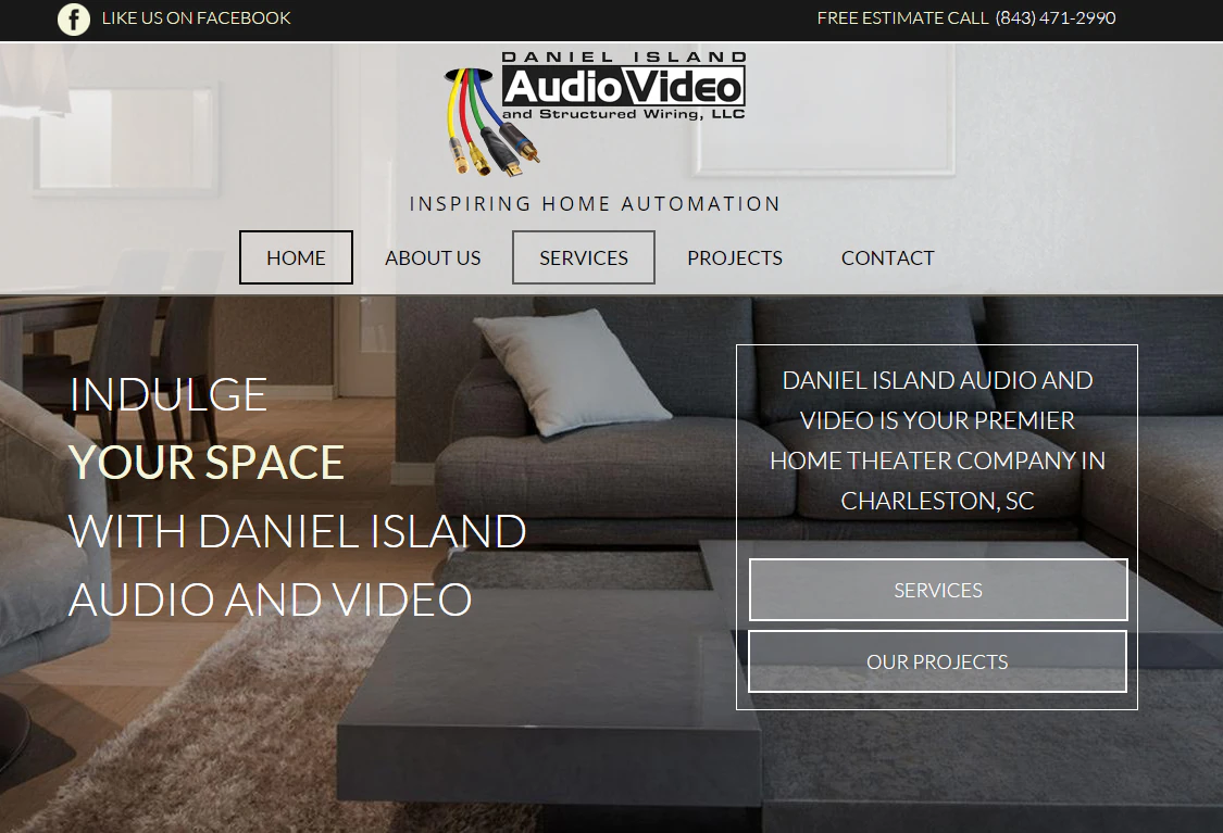 Daniel Island Audio & Video home theater installation photo 4 in Mt Pleasant, SC