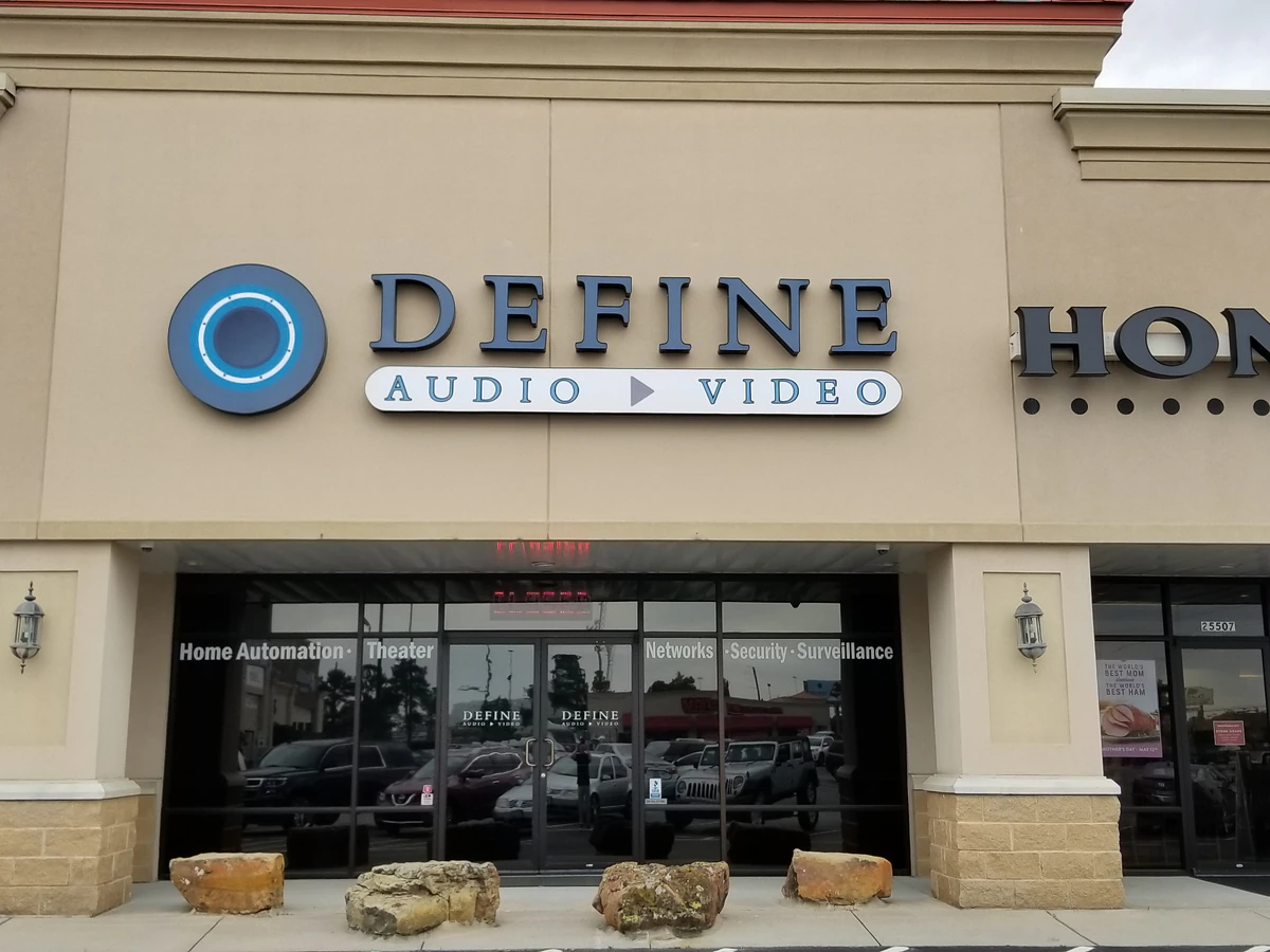 Define Audio Video home theater installation photo 1 in Spring, TX