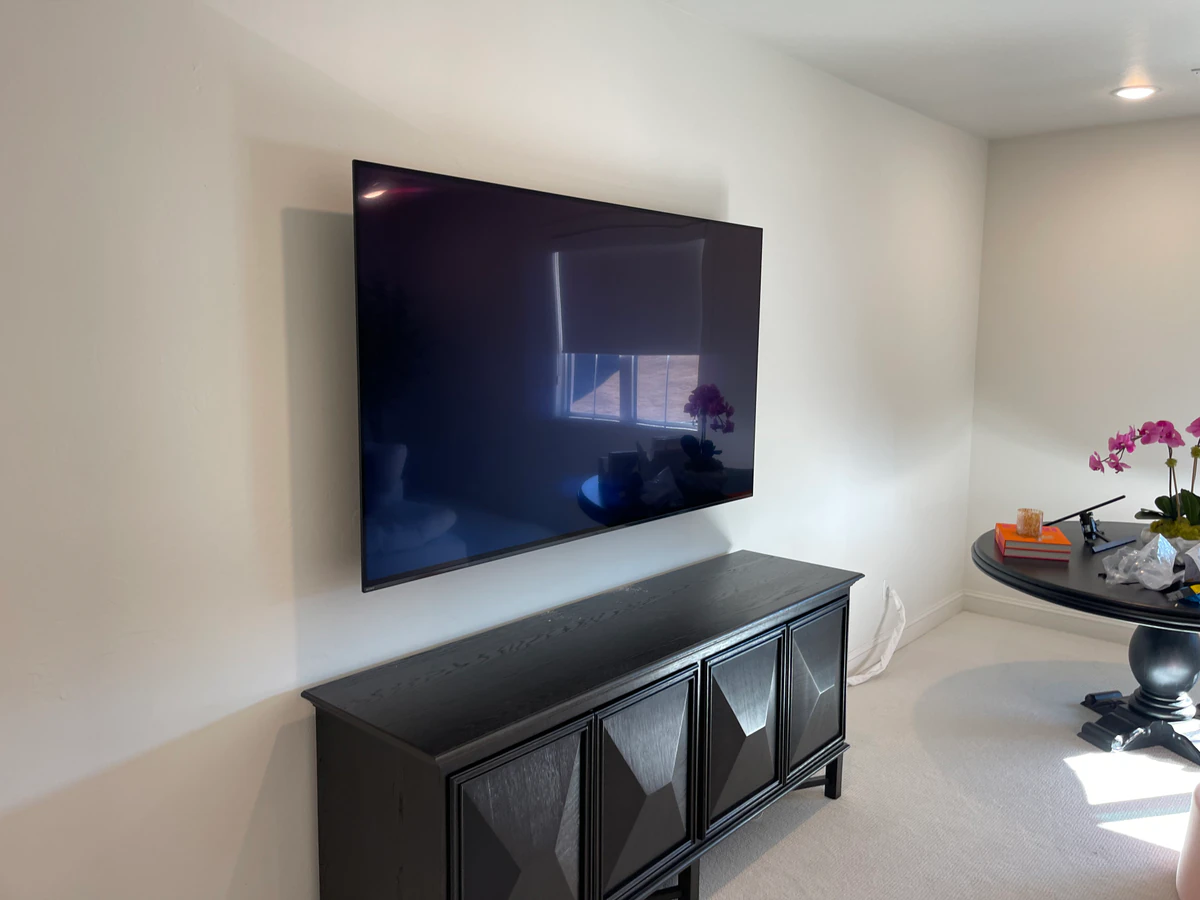 Doms TV Mounting Tulsa home cinema installation photo 4 in Council Hill, OK