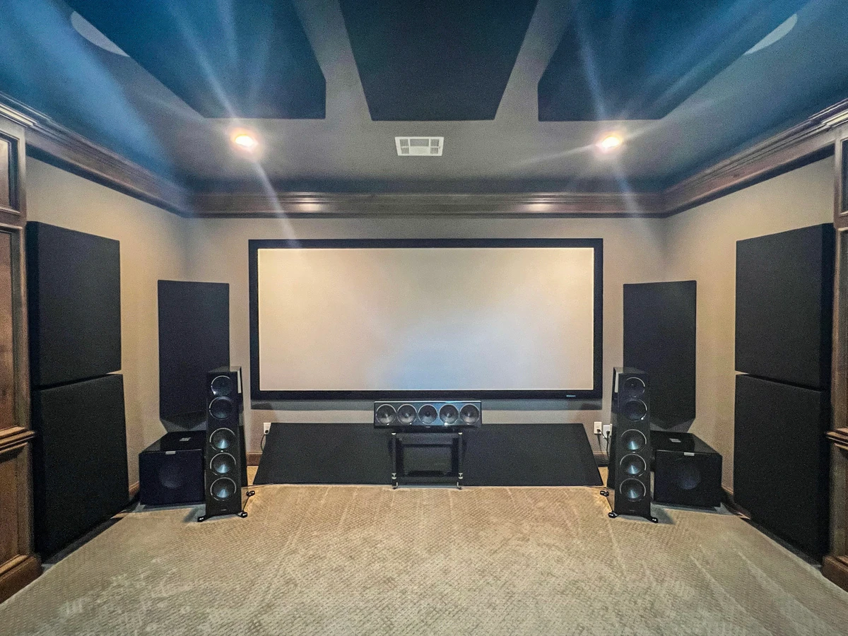 Dream Creation Cinemas home theater installation photo 2 in Choctaw, OK