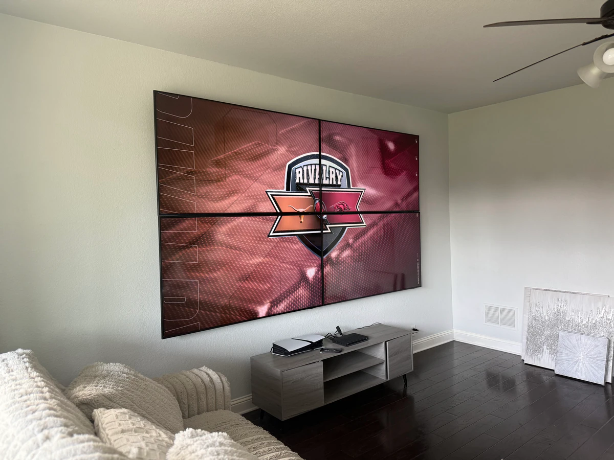 Go Mounting: TV Mounting Service, Home Theater Installation, Home Network & Smart Home home theater installation photo 3 in Fort Worth, TX