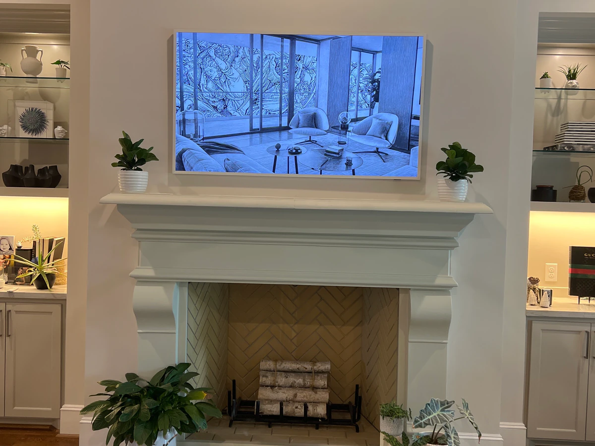 Hargrett Electronics L.L.C. home cinema installation photo 4 in Houston, TX