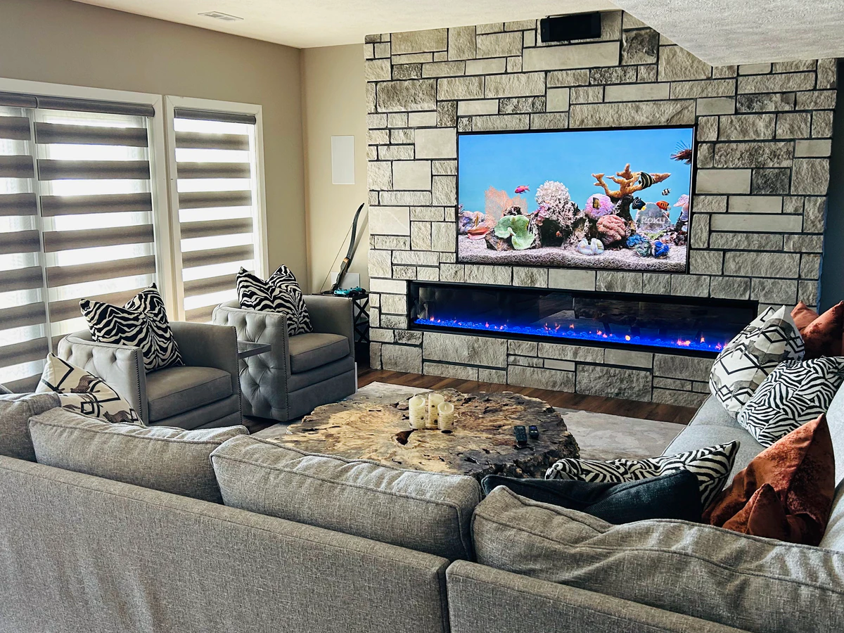 HD Sight & Sound home theater installation photo 3 in Springfield, NE