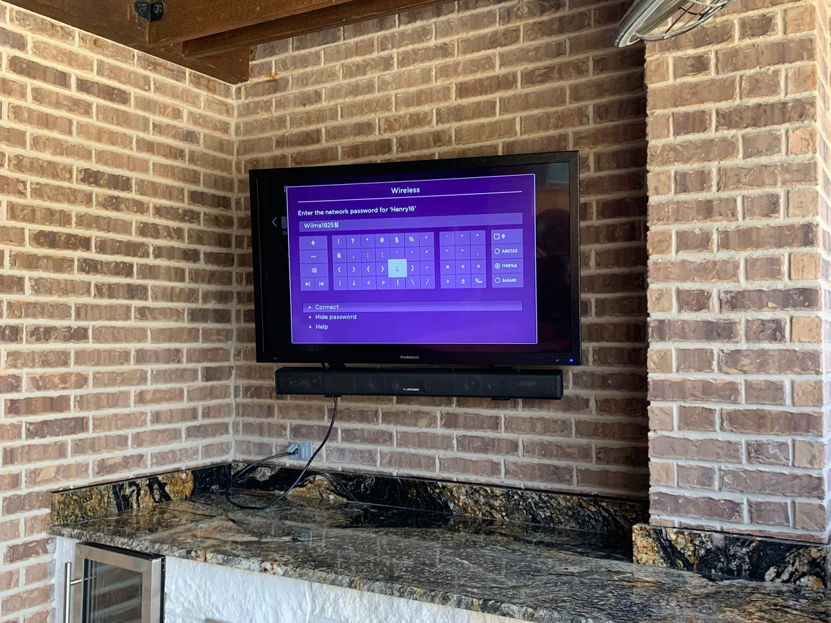 Hill Country Home Theater home cinema installation photo 4 in Bandera, TX