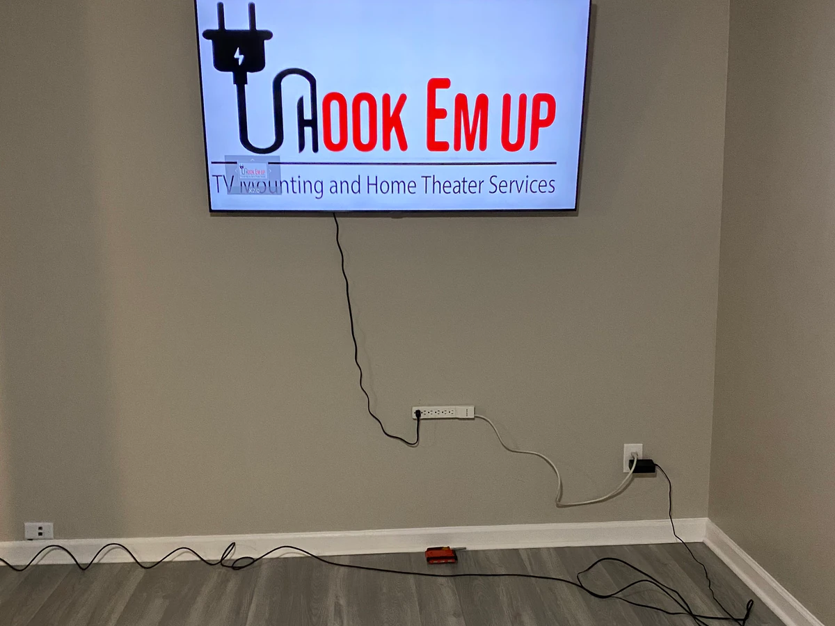 Hook Em' Up TV Mounting and Home Theater Installation home cinema installation photo 3 in Huntsville, AL