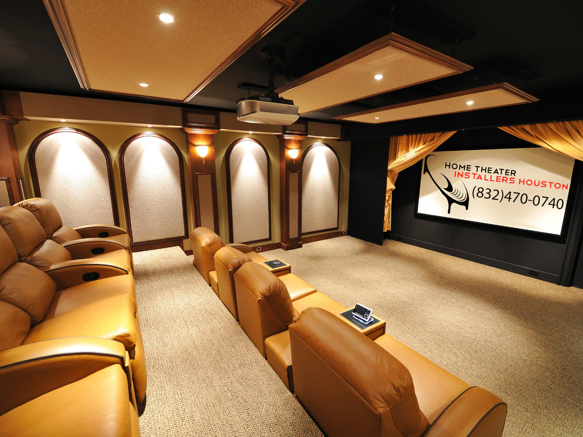 Houston Home Automation Llc home theater installation photo 2 in Houston, TX