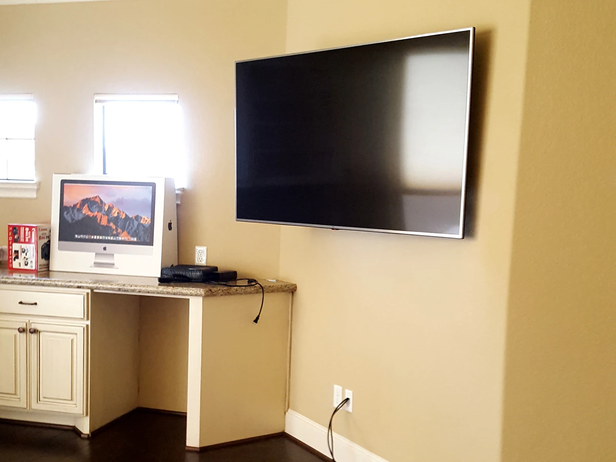 Houston Tv Installers LLC home theater installation photo 4 in Houston, TX