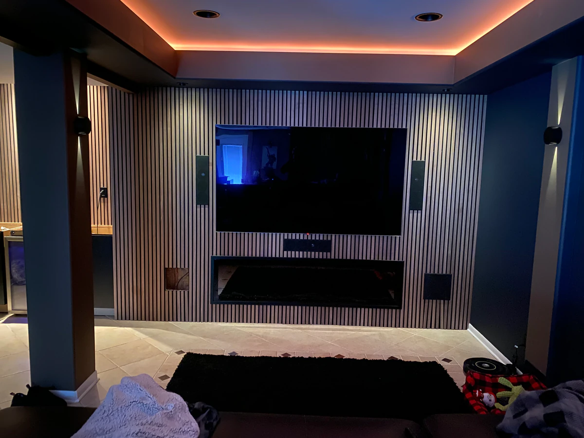 Indiana TV Mounting Pros home cinema installation photo 2 in Arlington, IN