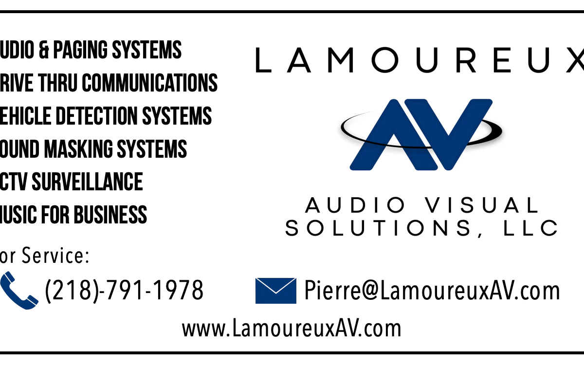 Lamoureux Audio Visual Solutions, LLC audio visual equipment photo 2 in Grand Forks, ND