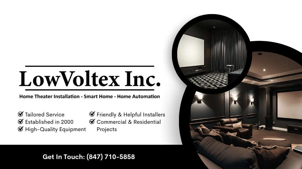 Low Voltex Home Theater Installation & Home Automation home automation photo 2 in Niles, IL