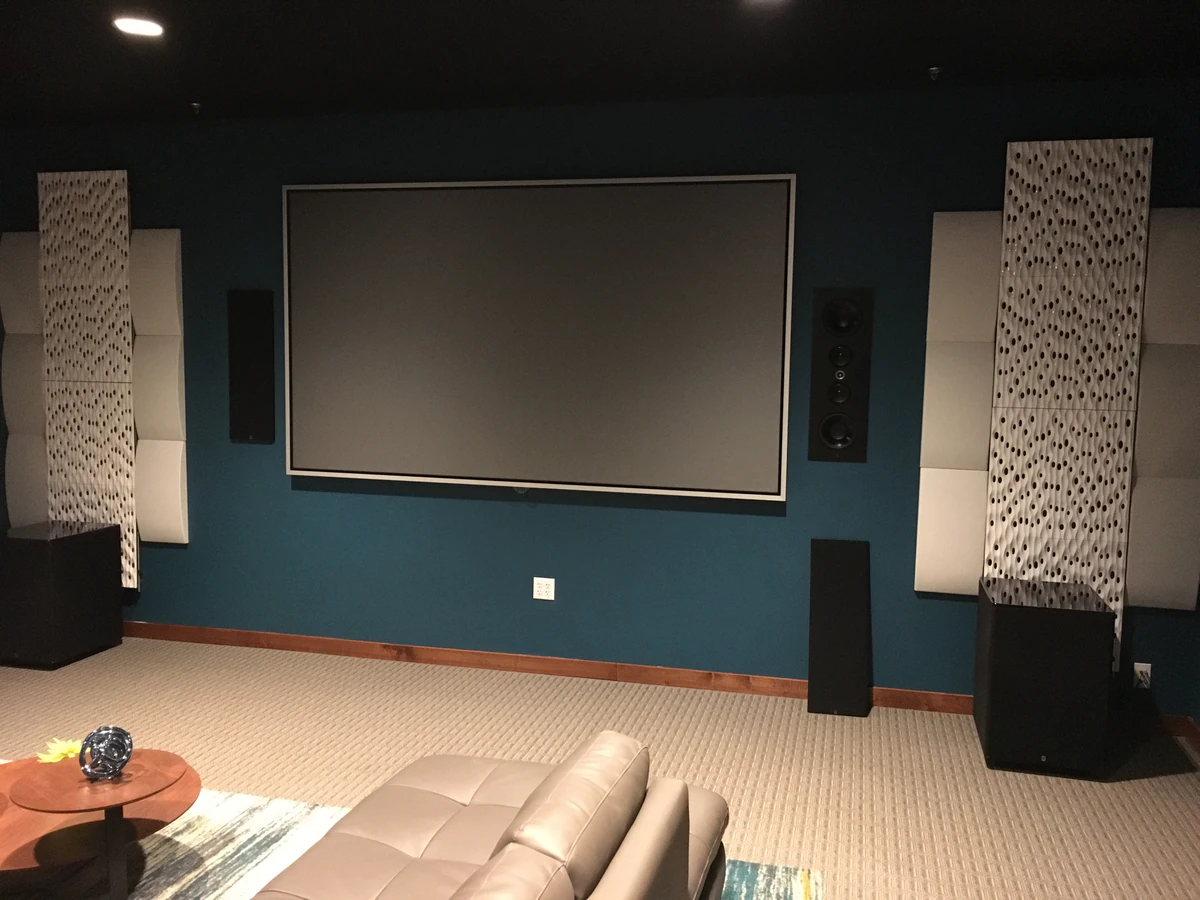 Man Caves Audio Video LLC home theater installation photo 2 in Alvada, OH