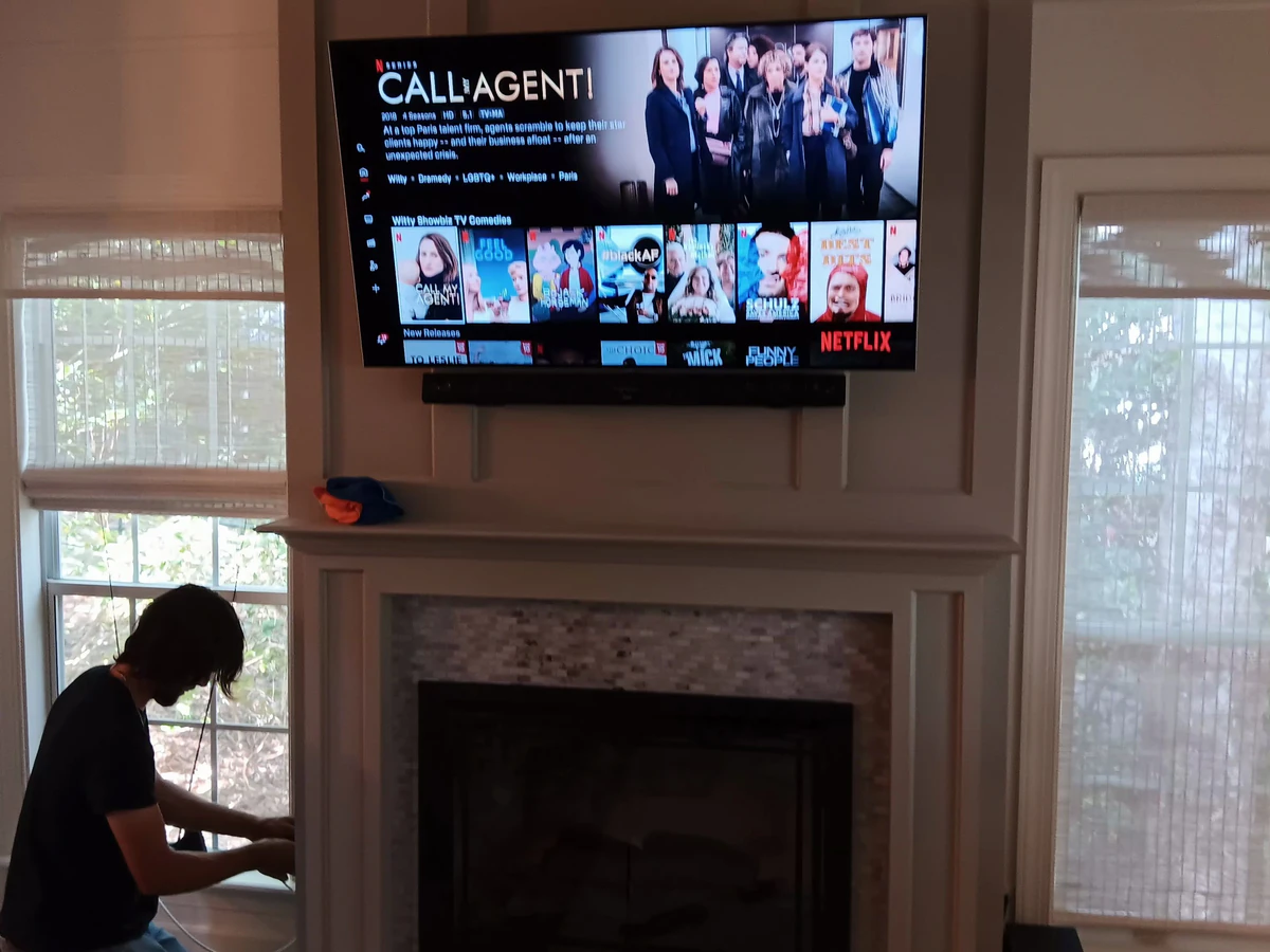 New Image TV Wall Mounting Service home cinema installation photo 2 in Tallahassee, FL