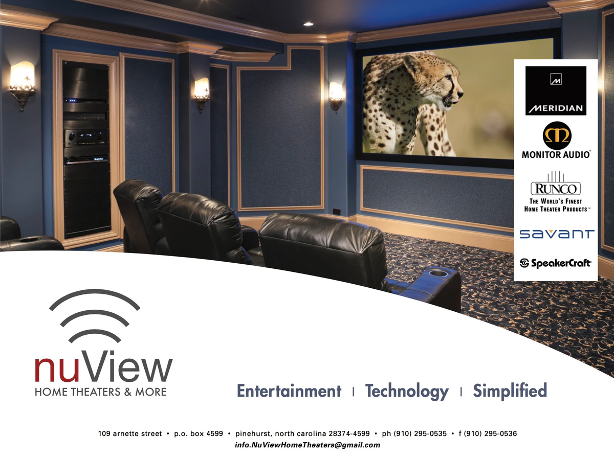 nuView Home Theaters & More home audio installation photo 4 in Pinehurst, NC