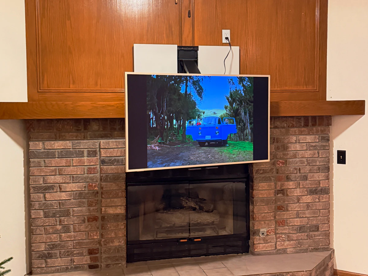 On The Wall Mounting Services home cinema installation photo 2 in Omaha, NE