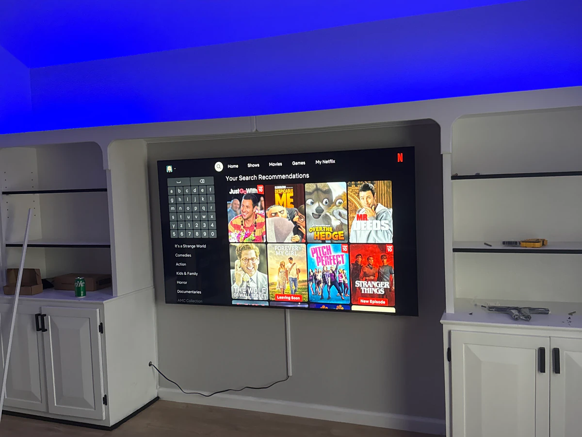 Over The Top Mounts home cinema installation photo 4 in Las Vegas, NV