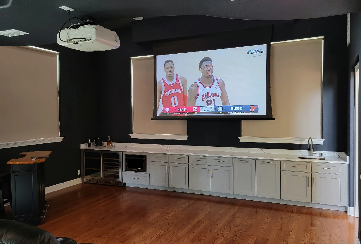 Paradise Systems, LLC home theater installation photo 2 in Tampa, FL