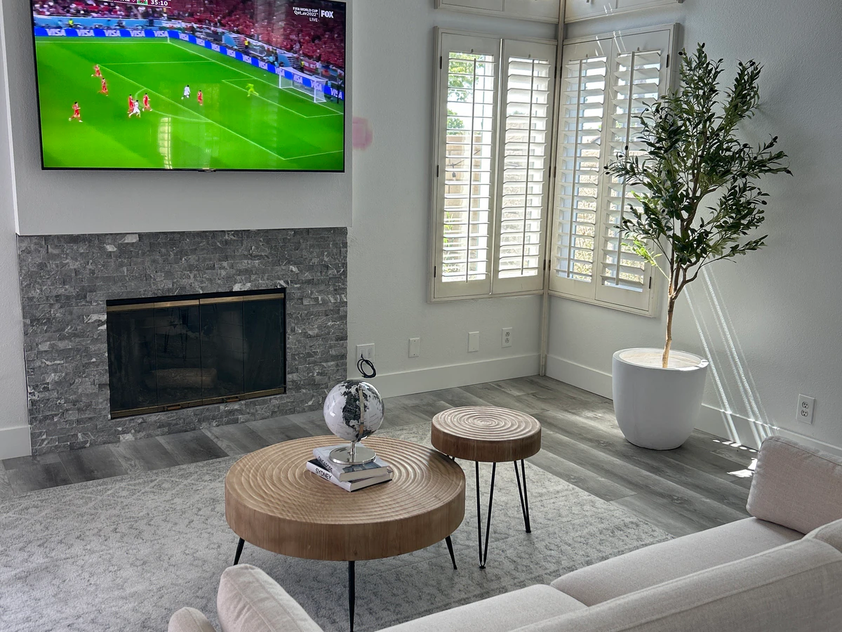 Precise TV Mounting Services: Home Theater Installation | Entertainment Installation home cinema installation photo 3 in Riverside, CA