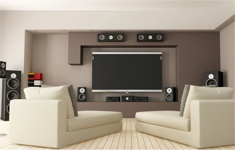 Premier Satellite Communications Inc home theater installation photo 4 in Palm Desert, CA