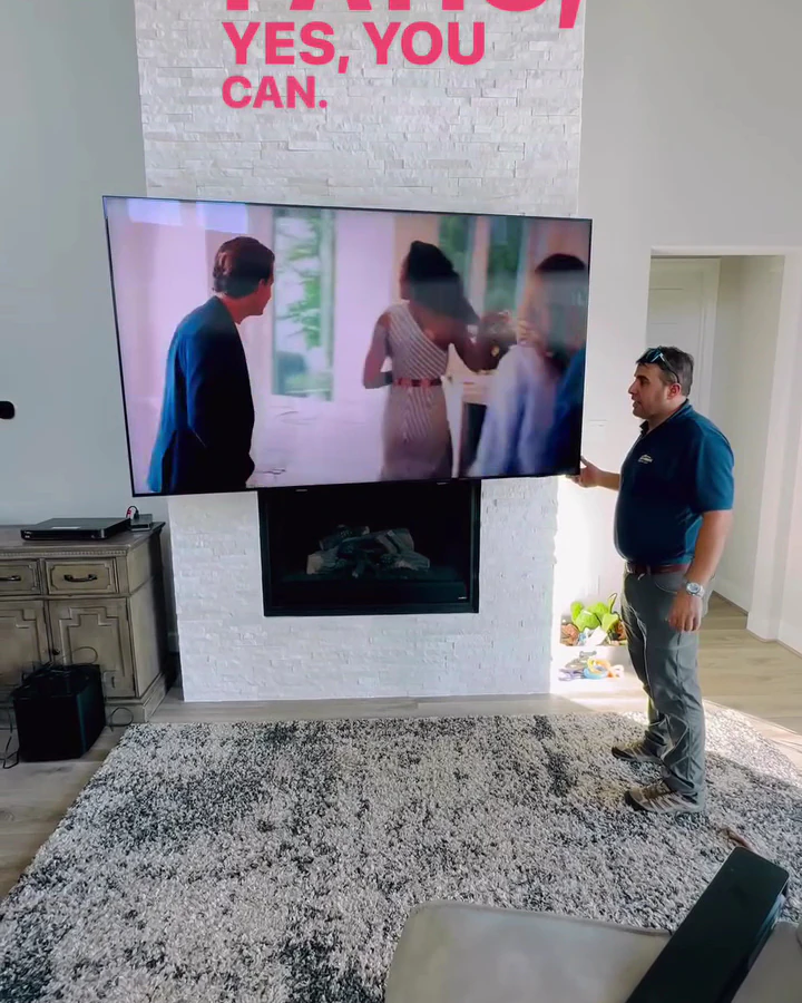 PRO TV MOUNTING PLUS LLC home cinema installation photo 2 in Frisco, TX