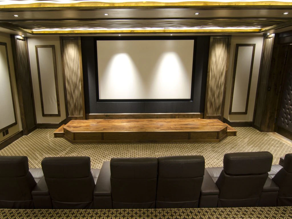 Reed's Built-Ins Inc home theater installation photo 2 in Provo, UT