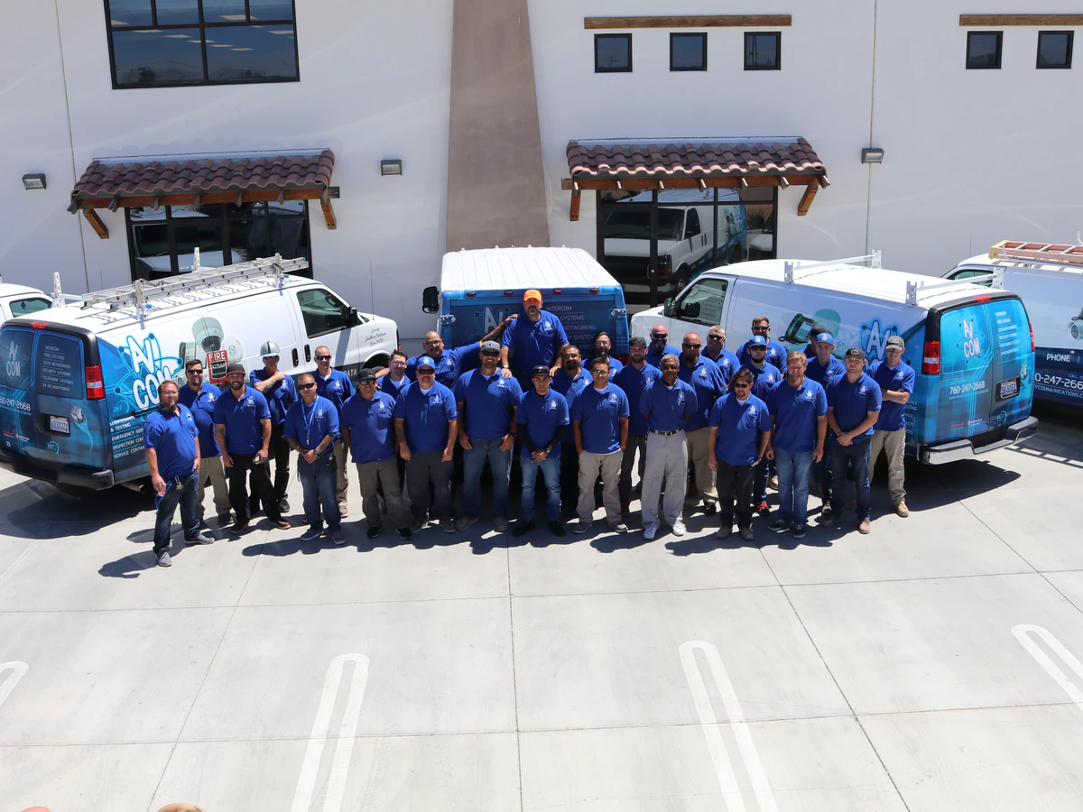 Sciens AV Communications Division security system installation photo 3 in Apple Valley, CA