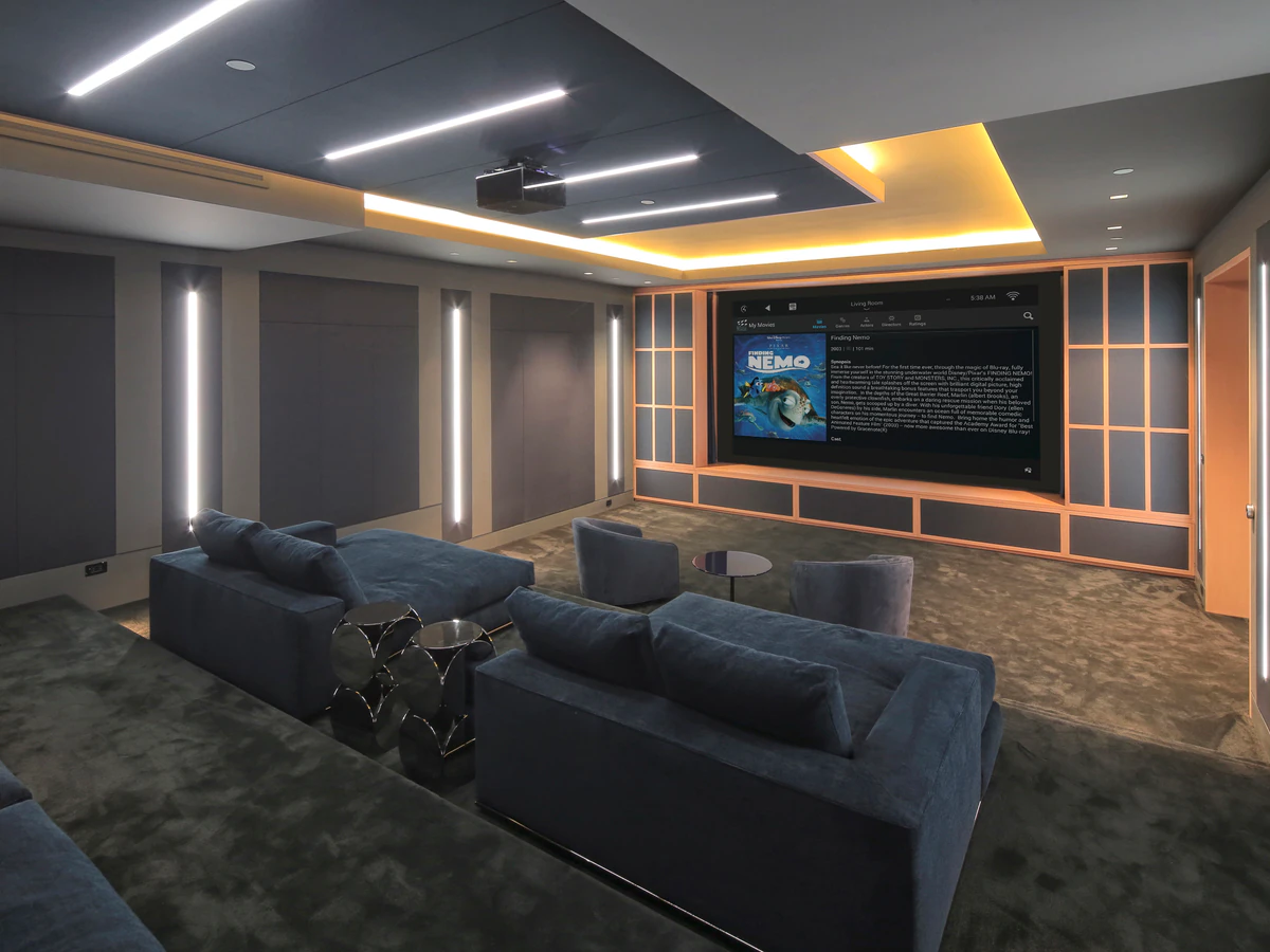 Shoreline Smart Homes home theater installation photo 4 in St Joseph, MI