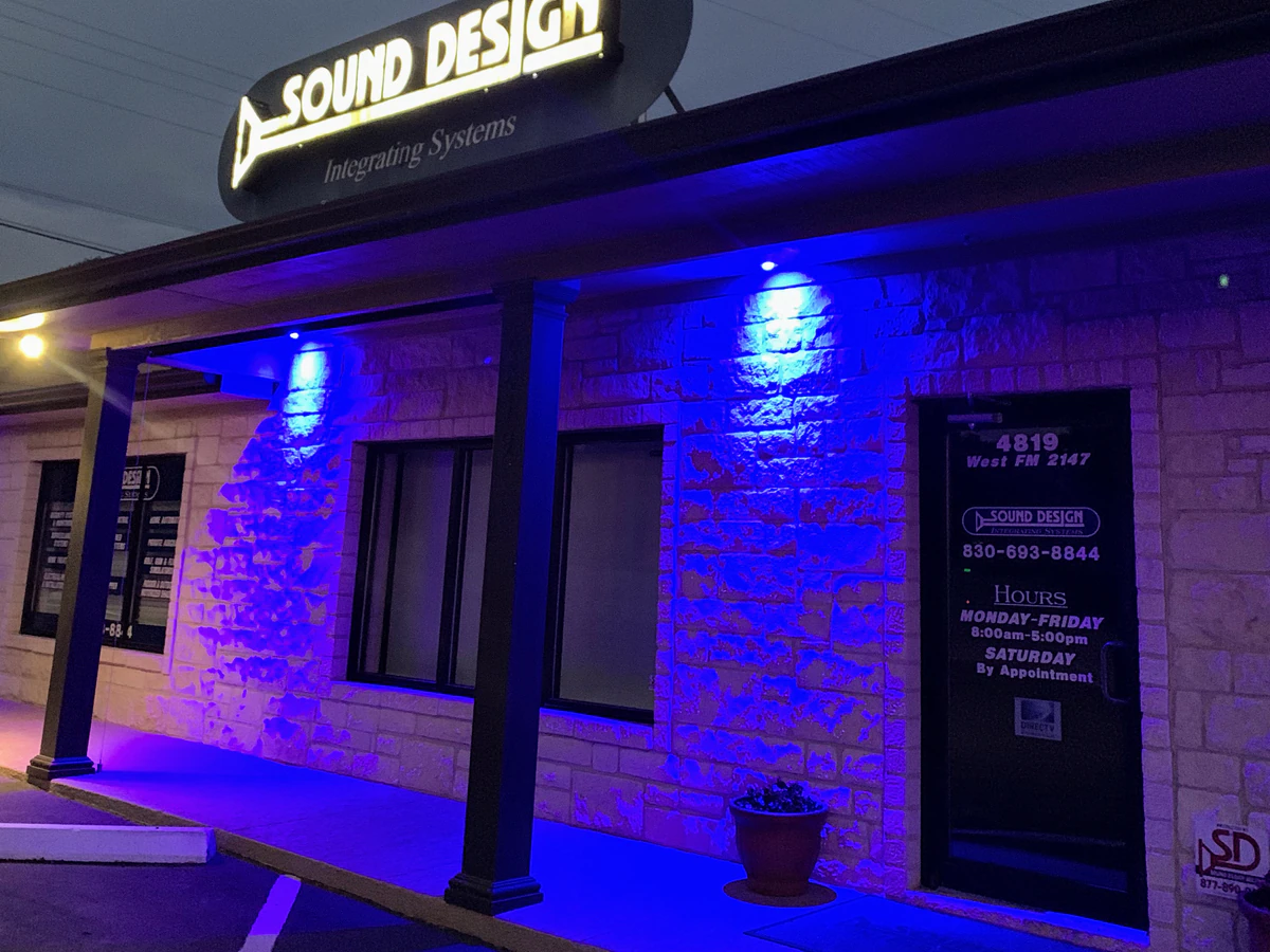 Sound Design home theater installation photo 2 in Horseshoe Bay, TX