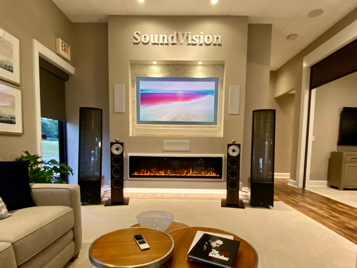 SoundVision LLC Audio Video Shades home theater installation photo 3 in Mooresville, NC