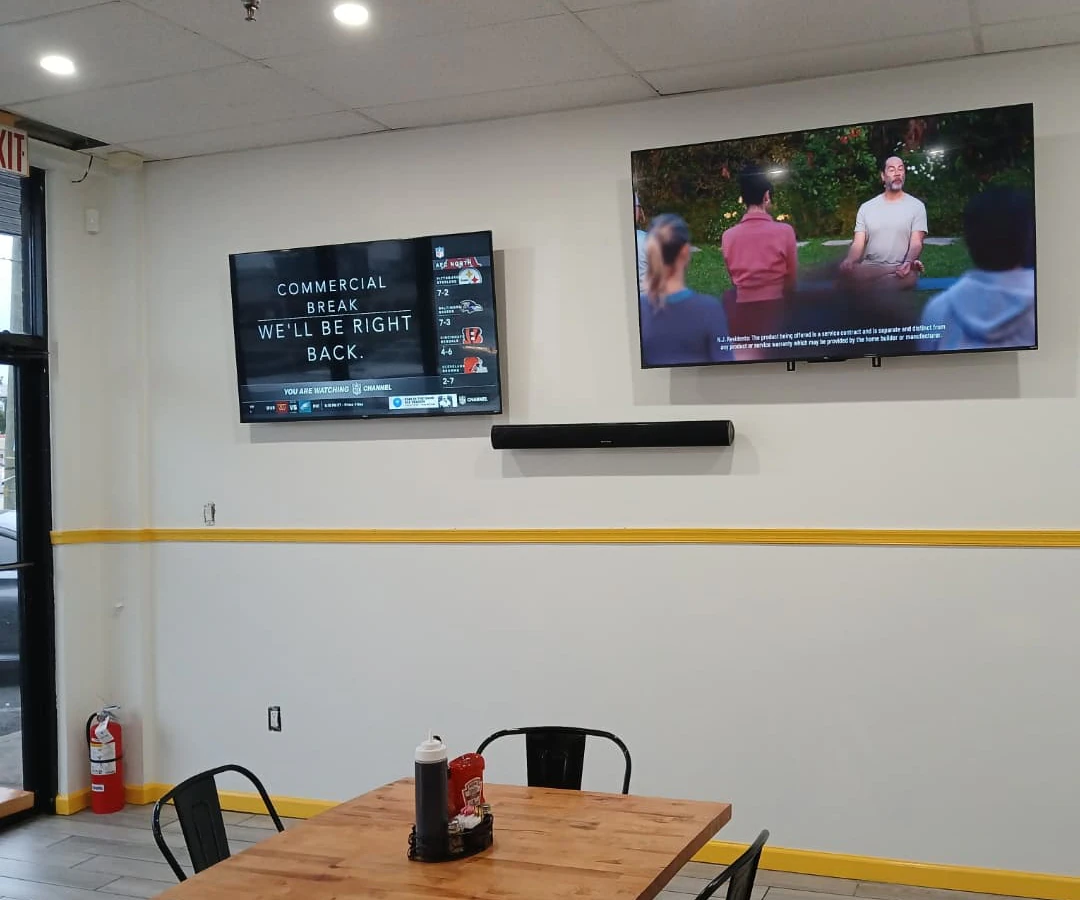 Steve's Tv Mounting Service home cinema installation photo 4 in Philadelphia, PA