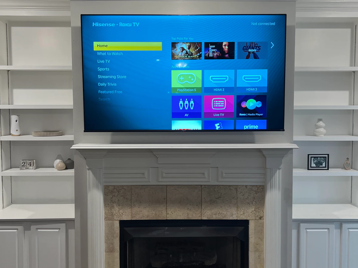 T & T Mounting & Home Solutions home cinema installation photo 2 in Memphis, TN