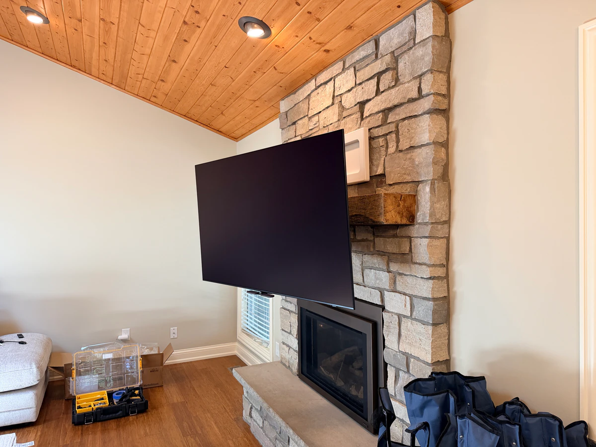 The Mounting Man - TV Mounting Service home cinema installation photo 3 in Minnetonka, MN