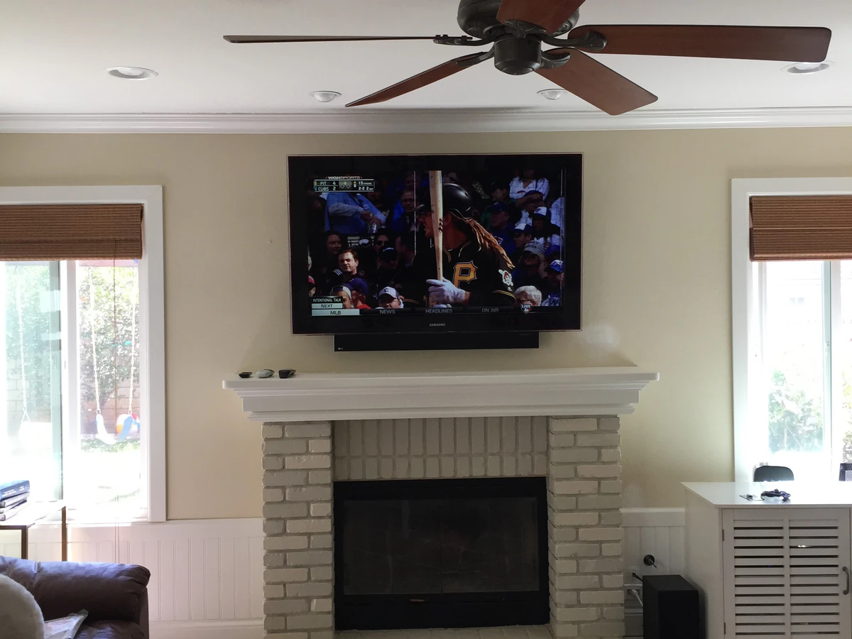 TheTvHangman TV-Audio-CCTV home cinema installation photo 2 in Riverside, CA