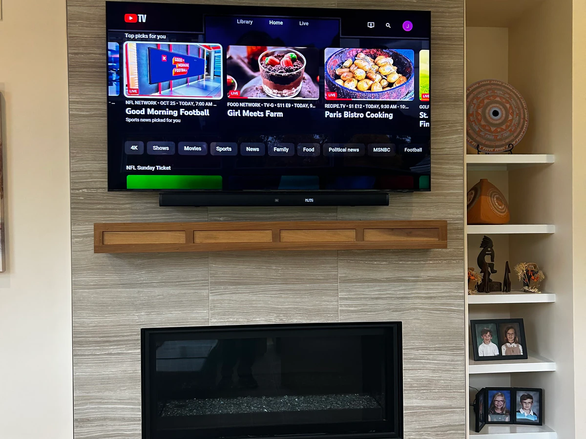 Top mount electronics & services — Home Cinema Installation in Curtis, MI