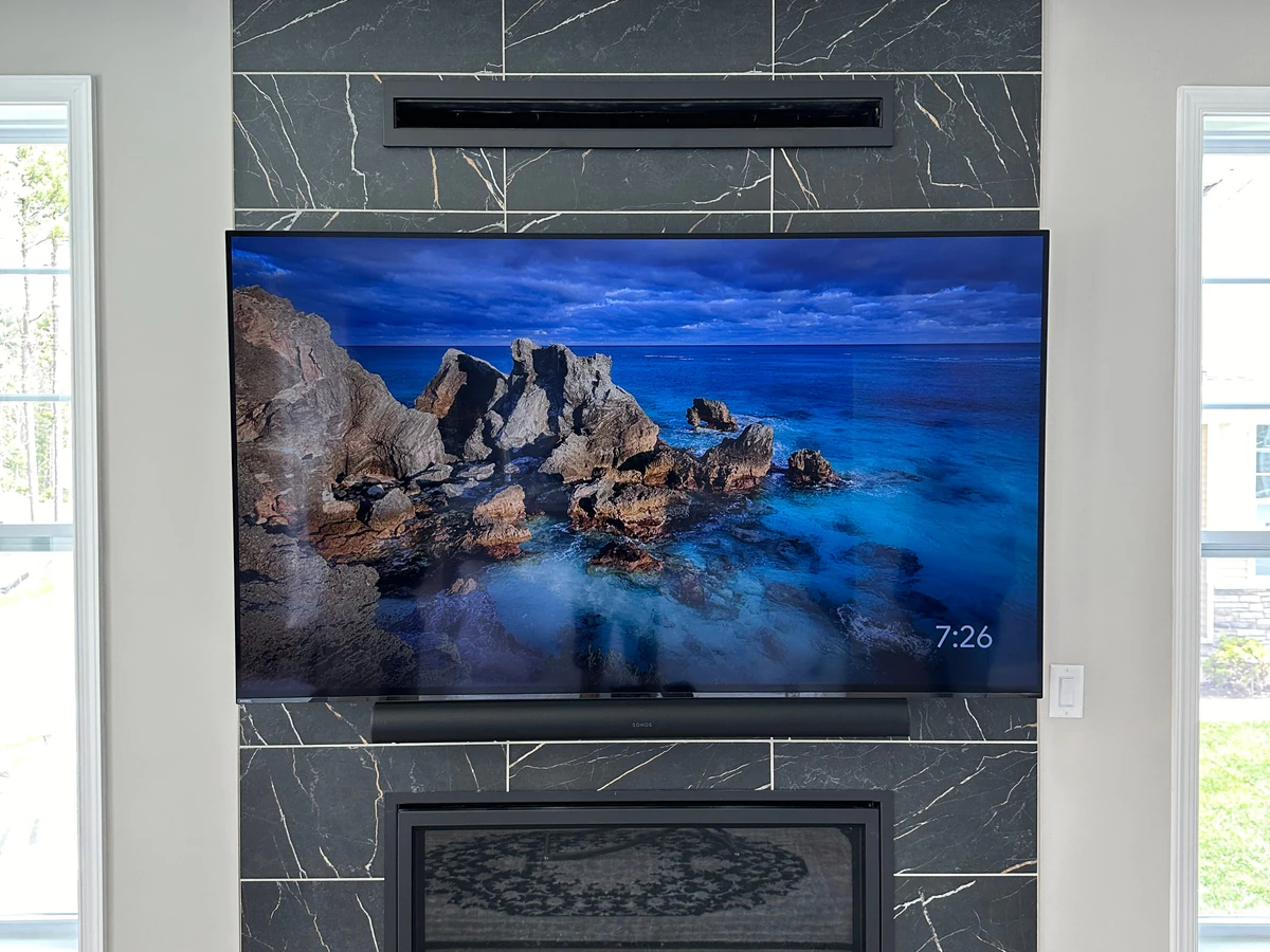 Topline TV Mounting and Home Theater Services home cinema installation photo 2 in Worcester, MA