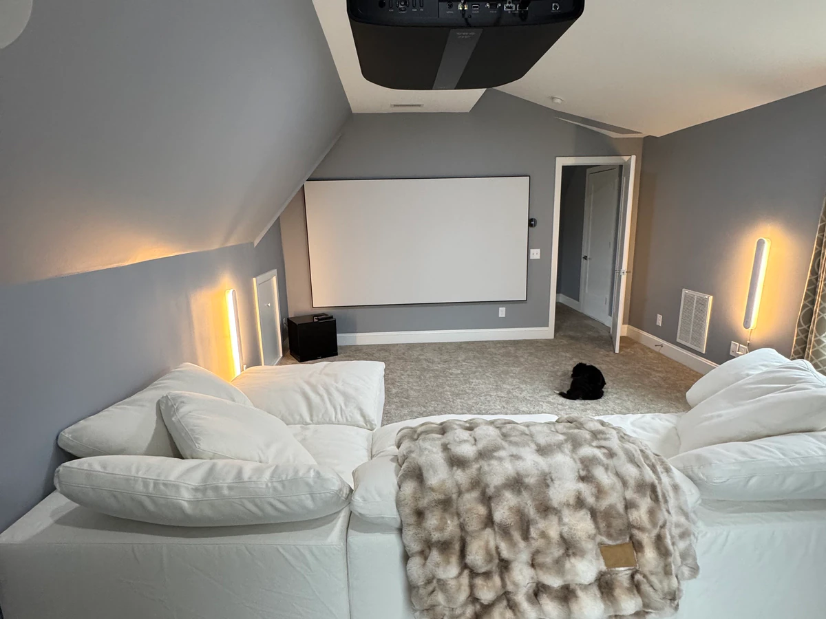 Trinity Home Theater home cinema installation photo 4 in Raleigh, NC
